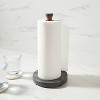 Wood Paper Towel Holder Black - Threshold™ : Target