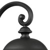 John Timberland Park Sienna Vintage Outdoor Wall Light Fixture Black Downbridge Scroll 22 1/4" Clear Glass for Post Exterior Barn Deck House Porch - 3 of 4