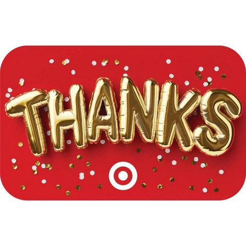 Balloon Thanks Target GiftCard - image 1 of 1