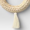 10" Artificial Woven Corn Husk Bunny Ear Wreath Cream - Opalhouse™ - image 3 of 3