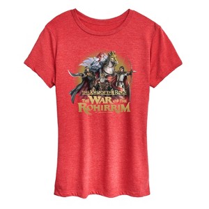 Women's - Lord of the Rings - War of the Rihirrim Characters Short Sleeve Graphic T-Shirt - 1 of 4
