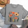 Simply Sage Market Orange Wildflowers Garment Dyed Tee - 3 of 4