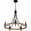 Quoizel Lighting Catania 5 - Light Chandelier in  Matte Black - 4 of 4