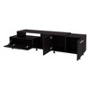 69.3" Particle Board 2-Shelf Entertainment Center with Open Storage and 2 Side Cabinets for Living Room and Bedroom - 4 of 4