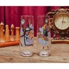 Silver Buffalo Disney The Nightmare Before Christmas Jack and Sally Fluted Glassware | Set of 2 - 4 of 4