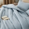 Bedsure Comforter Set – Cotton Fabric with Microfiber Fill, All-Season Bedding - 3 of 4