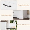 6 Drawers Dresser for Bedroom,Chest of Drawers with Wide Metal Handle,Farmhouse Modern Wooden Dresser,Natural Texture,Storage Organizer - 4 of 4