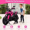 6V Kids Ride-On Motorcycle with Training Wheels, Headlight & Music, Adjustable 2-5 MPH Electric Toddler Bike for Boys & Girls - 4 of 4