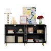 NicBex Modern Accent Sideboard Cabinet 60" Large Coffee Bar Cabinet Buffet Table with Acrylic Doors, Freestanding Storage for Kitchen - 2 of 4