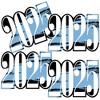 Big Dot of Happiness 2025 Light Blue Graduation Decorations - DIY Party Essentials - Set of 20 - 2 of 4