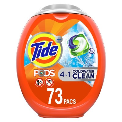 Tide Pods Laundry Detergent Pacs Coldwater Clean - 73ct