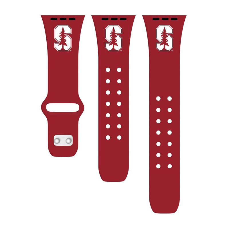 NCAA Stanford Cardinal Silicone Apple Watch Band , 2 of 4