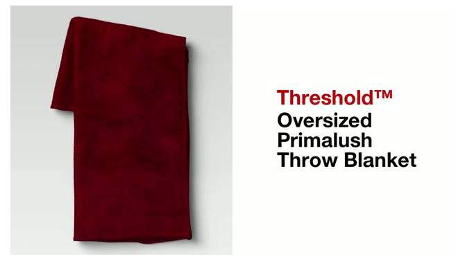Oversized Primalush Throw Blanket - Threshold™, 2 of 8, play video