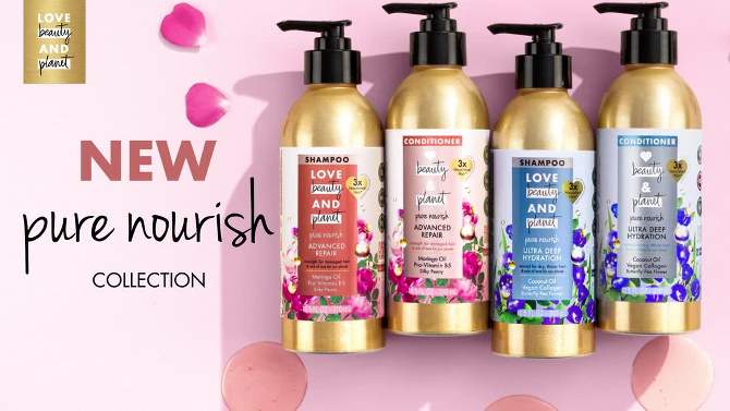 Love Beauty and Planet Pure Nourish Ultra Deep Hydration Shampoo, 2 of 8, play video