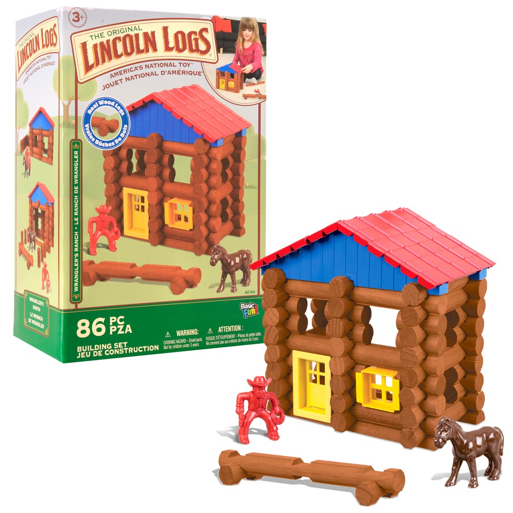 Photos - Construction Toy Lincoln Logs Wranglers Ranch Retro Box Set