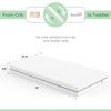 Itopfox Dual-Sided Comfort Baby and Toddler Mattress with Gel Memory Foam and Removable Cover, Fits Standard Size Cribs and Toddler Bed - 3 of 4