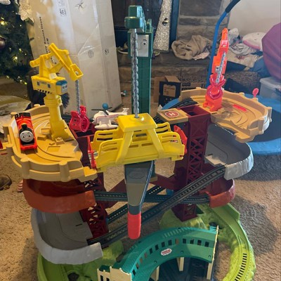 Replacement Parts for Thomas and Friends Train Set - GXH09 ~ Thomas &  Friends Trains and Cranes Super Tower Playset ~ Replacement Yellow Carly  with Red Hook - Ele Toys, LLC