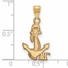 Black Bow Jewelry 14k Yellow Gold Plated Sterling Silver Delta Gamma Greek Life Small Pendant - 2 of 3