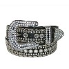 CTM Women's 1 1/2 Inch Western Rhinestone Belt ( Available) - 4 of 4