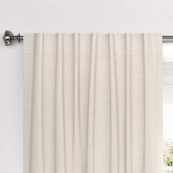 50"x84" Blackout Velvet Window Curtain Panel Cream - Threshold™
