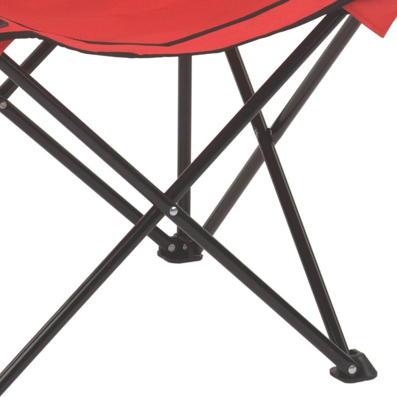 Coleman Broadband Mesh Quad Outdoor Portable Camp Chair - Red, 6 of 10