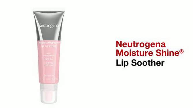 Neutrogena Lip Gloss Moisture Shine Lip Soothers SPF 20, 2 of 10, play video