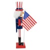 Northlight Patriotic Wooden Uncle Sam Christmas Nutcracker - 15" - 4 of 4
