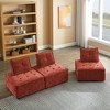 Upholstered Seating Armless Accent Chair - 3 of 4