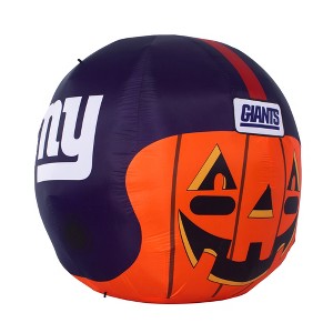 NFL New York Giants Inflatable Jack O' Helmet, 4 ft Tall, Orange - 1 of 4