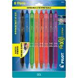 8ct FriXion Clicker Erasable Gel Pens Fine Point 0.7mm Assorted Inks