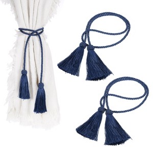 Unique Bargains Home Polyester Durable Tassel Tiebacks Curtain Holdbacks - 1 of 3