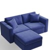 Gymojoy 71"/99.3"/118.1" Loveseat Cloud Sofa Modular Sectional Couch with Deep Seat for Living Room - 3 of 4