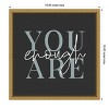 Amanti Art Daily Affirmations VI by Wild Apple Portfolio Canvas Wall Art Print Framed 16 x 16-in. - 4 of 4