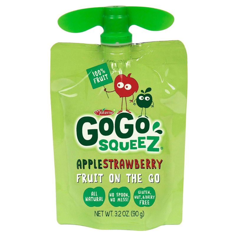 GoGo squeeZ Applesauce Variety Apple/Banana/Strawberry - 3.2oz/12ct, 6 of 11