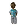 Doll Clothes Superstore Safari Scrubs For Boy And Girl 18 Inch Dolls - 4 of 4