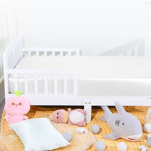Silk Satin Fitted Crib Sheet, Super Soft and Silky Crib Sheet for Boys, Girls, Unisex - NTBAY - 1 of 4