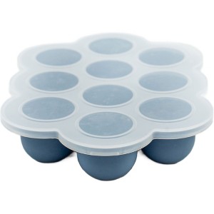 WeeSprout Silicone Freezer Tray w/ Clip on Lid Perfect Food Storage Container for Homemade Baby Food - 1 of 4