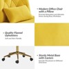 Nigel Modern Flannel Office Chair with Tilt and Adjustable Height Mecha|HULALA HOME - 4 of 4