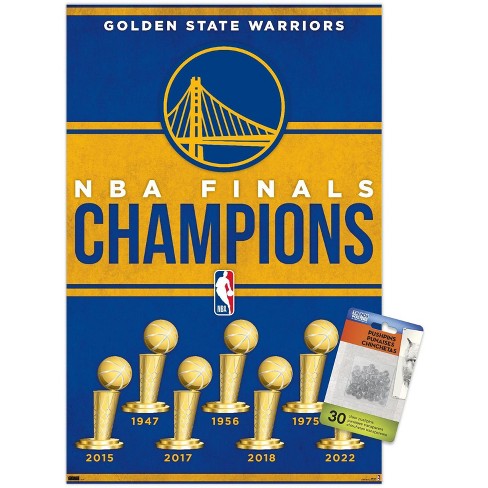 Golden State Warriors 2018 NBA Finals Champions Trophy Pin