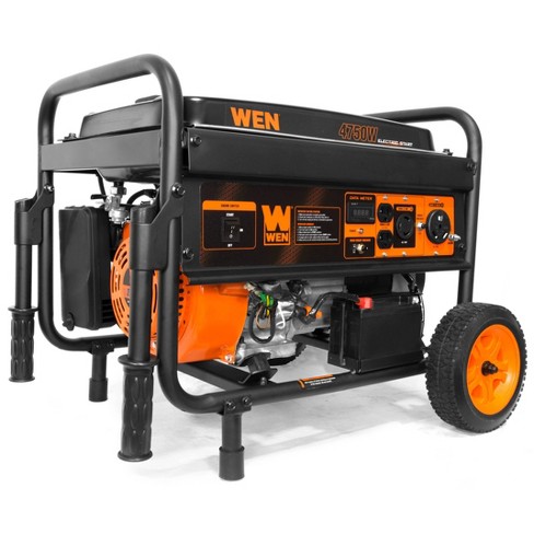 Wen 4750 W Gasoline Powered Portable Generator With Electric Start Target