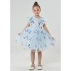 2Bunnies Girls Sparkly Sequin Butterfly Embellishment Tulle Birthday Party Dress - 3 of 4