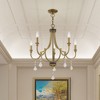 Livex Lighting Glendale 5 - Light Chandelier in  Antique Brass - 3 of 4