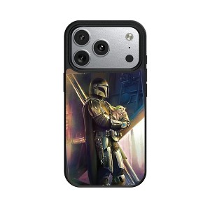 Star Wars Mandalorian Portrait MagSafe Compatible Cell Phone Case for Apple iPhone 17 Series - 1 of 4