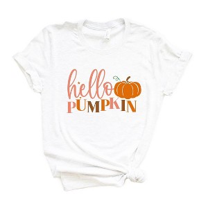 Simply Sage Market Women's Hello Pumpkin Pumpkin Short Sleeve Graphic Tee - 1 of 4