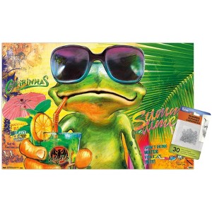 Trends International Summertime Frog Unframed Wall Poster Prints - 1 of 4