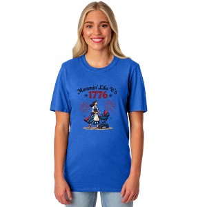 Mommin' Like It's 1776 Women's 4th Of July Short-Sleeve T-Shirt - 1 of 4