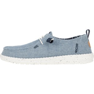 HEYDUDE Wendy Chambray – Womens Comfortable Slip on Shoe - 1 of 4