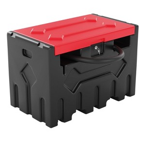 Diesel Tank, Portable Diesel Tank - 51 Gal with 12V Transfer Pump (10.6 GPM), Auto Nozzle, Filter, Truck Bed-Fit for Agriculture/Construction - 1 of 4