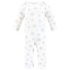 Hudson Baby Infant Girl Thermal Coveralls 2pk, Snowflake - image 3 of 4