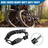 Unique Bargains Adjustable Bike Chain Lock Black 1 Pc - image 2 of 4